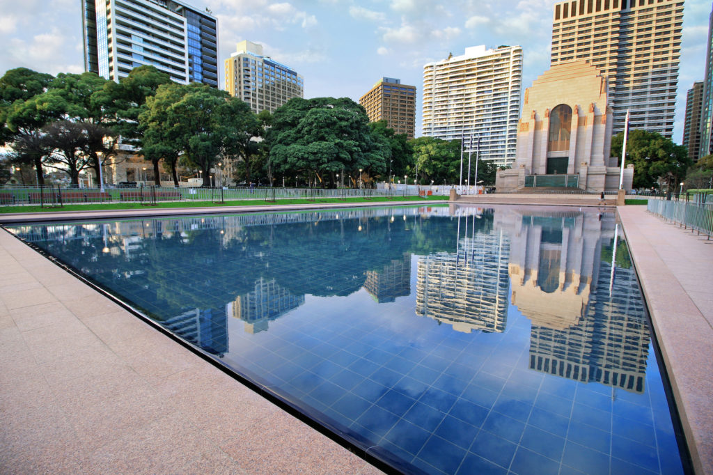 01 Hyde park pool of reflection Geoff Howden EP NSW